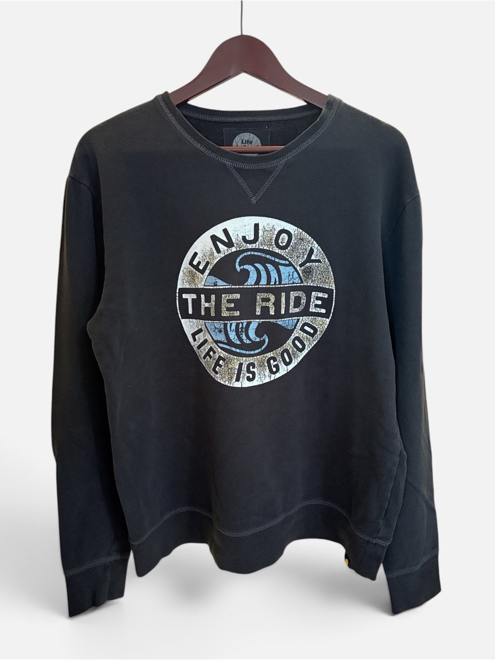 Life Is Good "Enjoy The Ride" Graphic Crewneck Sweatshirt